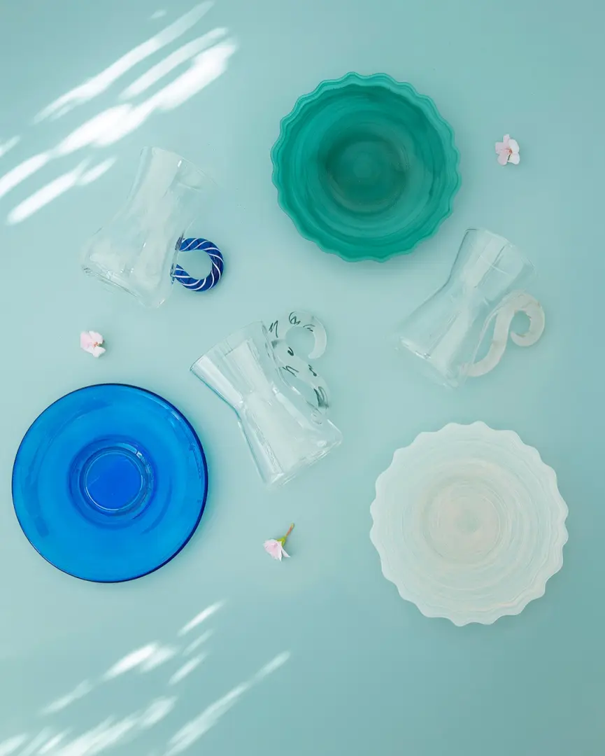 Mermaid Tea Cup Set